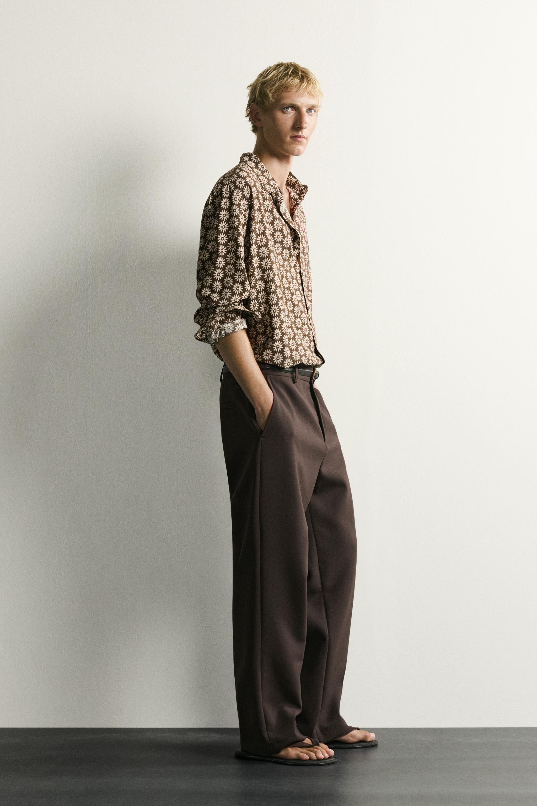 DAISY PRINT FLOWY SHIRT